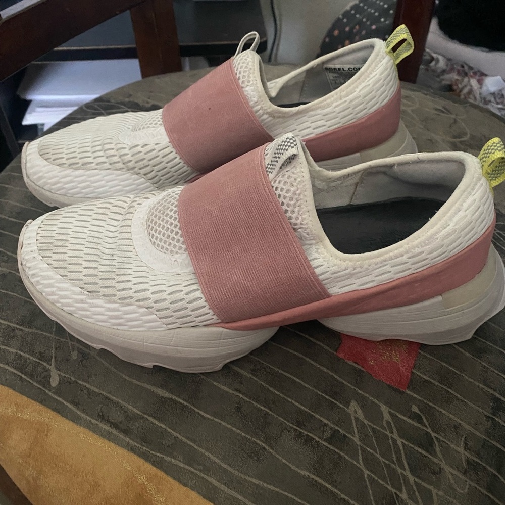Sorel Size 8 Kinetic Impact Strap White Pink Slip-on Float
Sneaker DUAL IMPACT - Picture 13 of 15